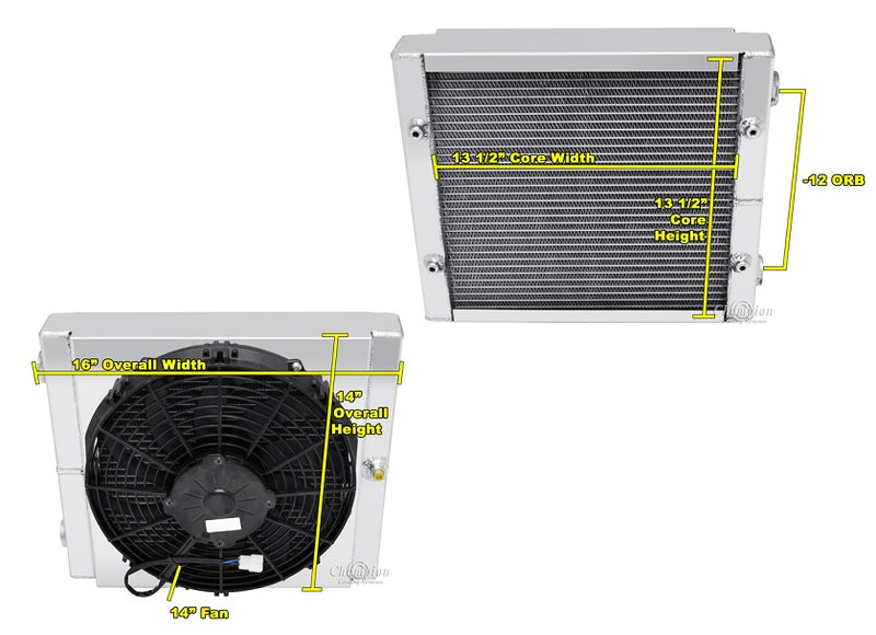 RS16-14 Drag Racing Radiator