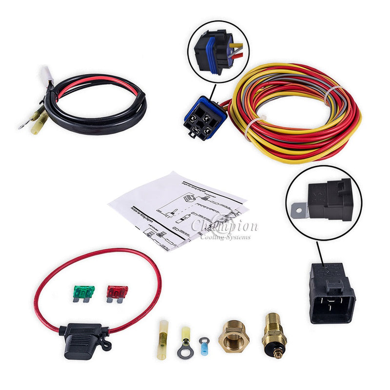 Deluxe Single Fan Relay Kit