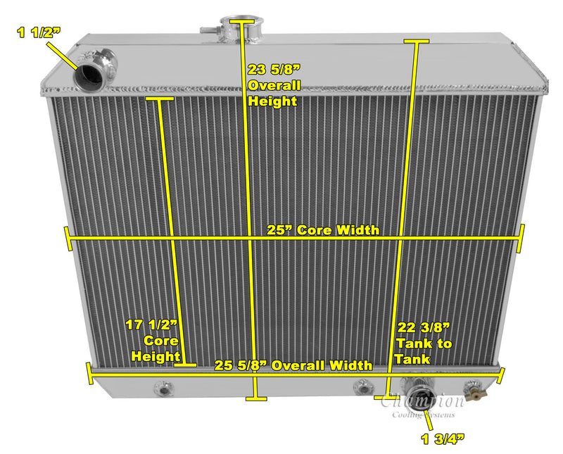 MC1678 4 Row 22.5" Tall