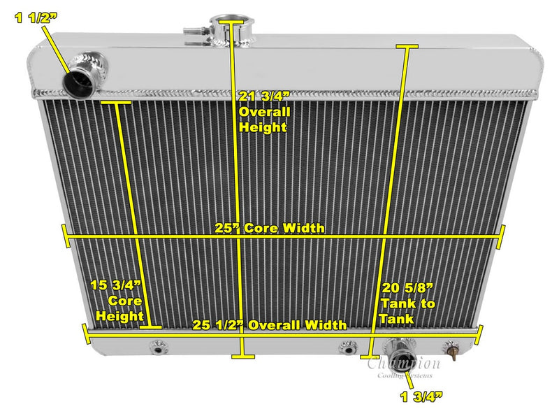MC1680 4 Row 20.5" Tall