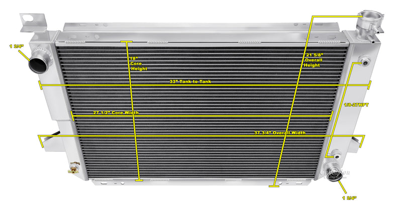 CC1716 3 Row for 6 Cyl