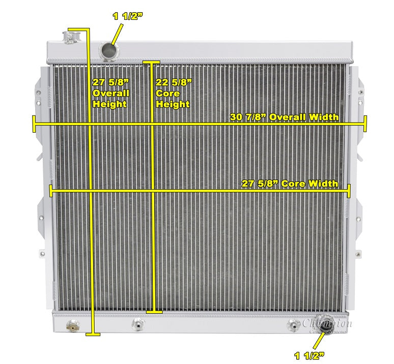 CC2321-2321SF10 + (4) SPAL-0435 3 Row Combo