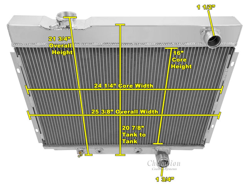 MC2338 4-Row 24" core