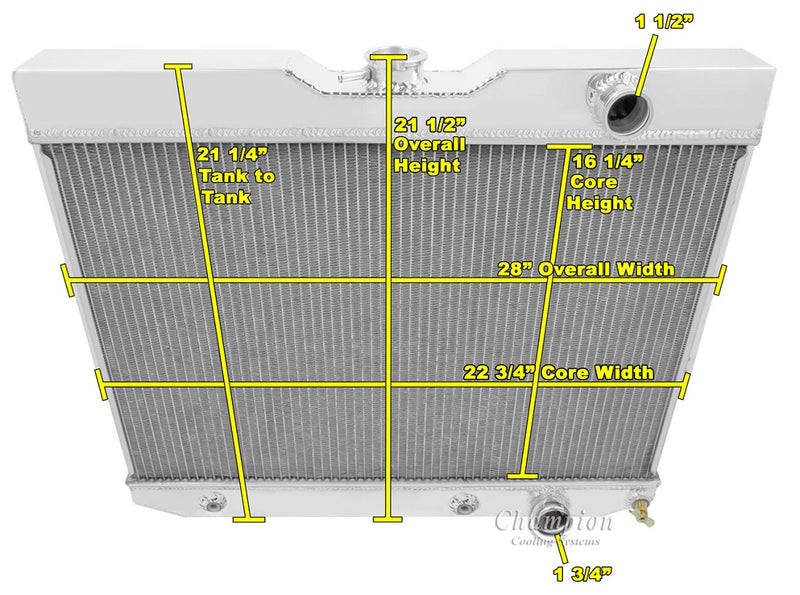 AE281-281FS12SPF 2 Row 1" Tubes