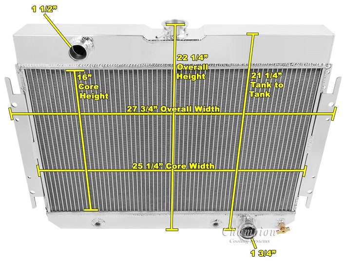 AE289 2 Row 1" Tubes