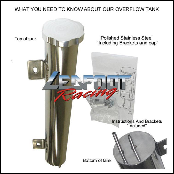 2x15 Polished Overflow Tank