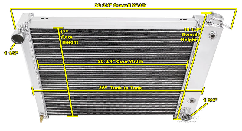 AE337-337FS16 2 Row 1" Tubes