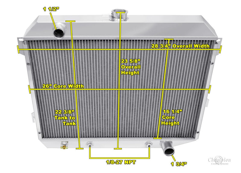 AE374-374FS12SP 2 Row 1" Tubes