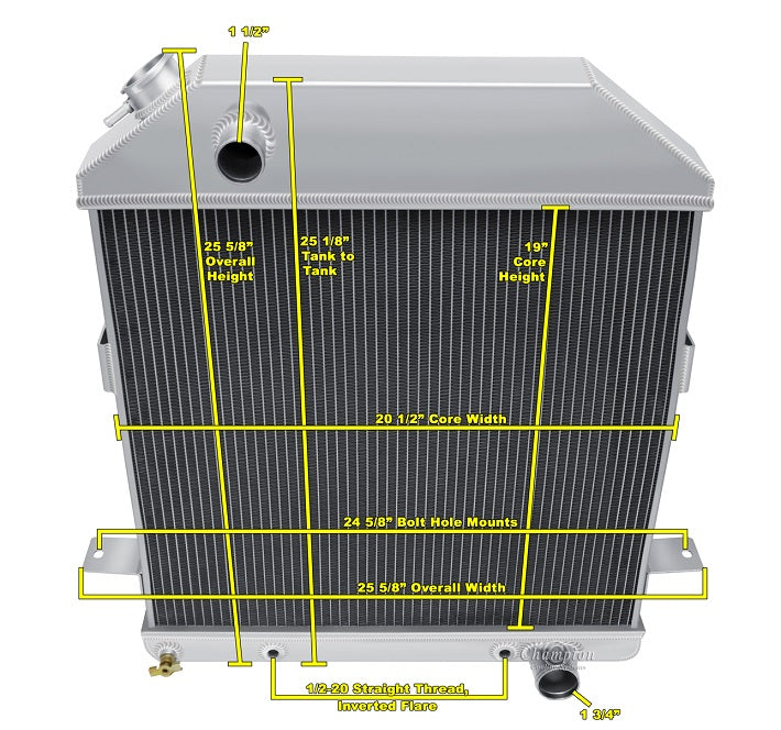 MC4001CH 4 Row Chevy Motors