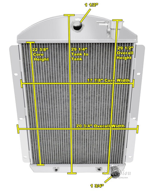 EC4146CH 2 Row for V8's