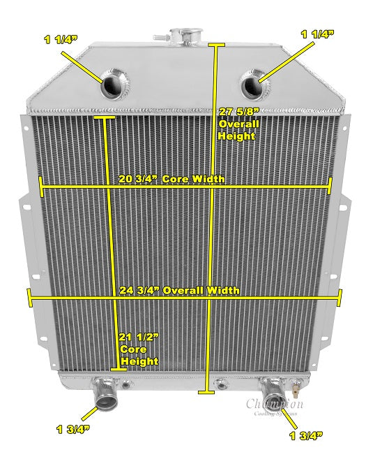 EC4252FH 2 Row Flat Head Motors