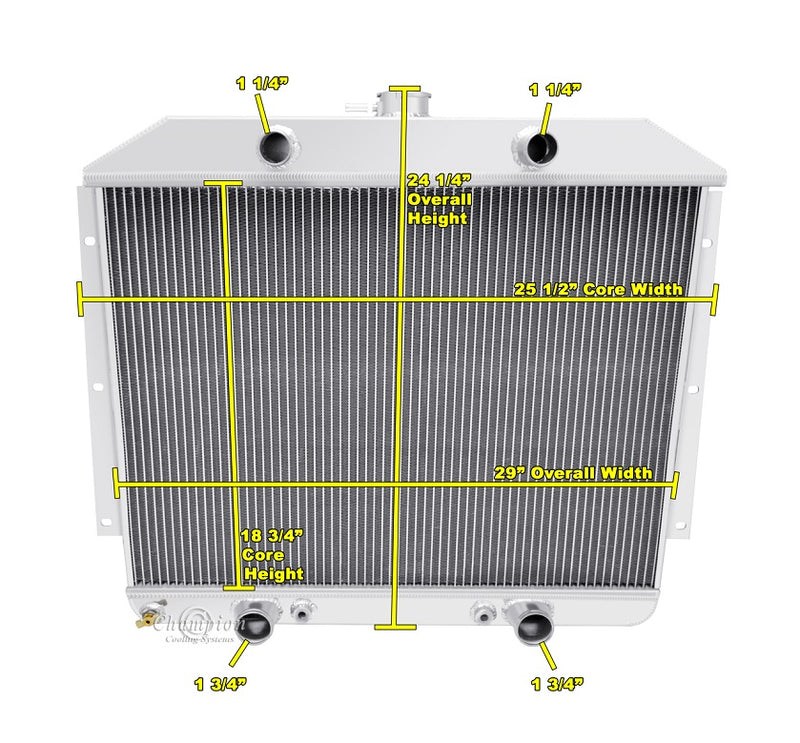 CC4951FH 3 Row Flat Head Motors
