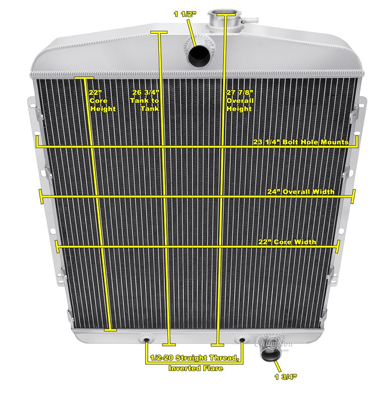 CC5049CH 3 Row Chevy Motors