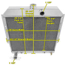 AE64DT 2 Row 1" Tubes
