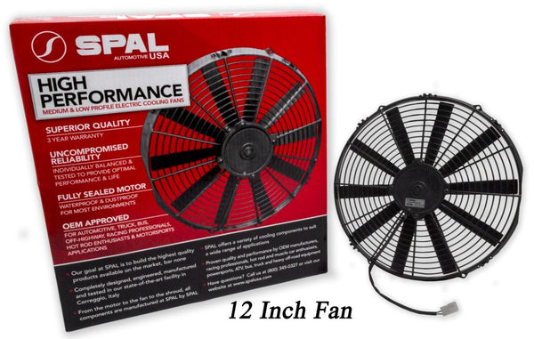 SPAL-0364 Low Profile 11" Fan : Replaces many 12" fans